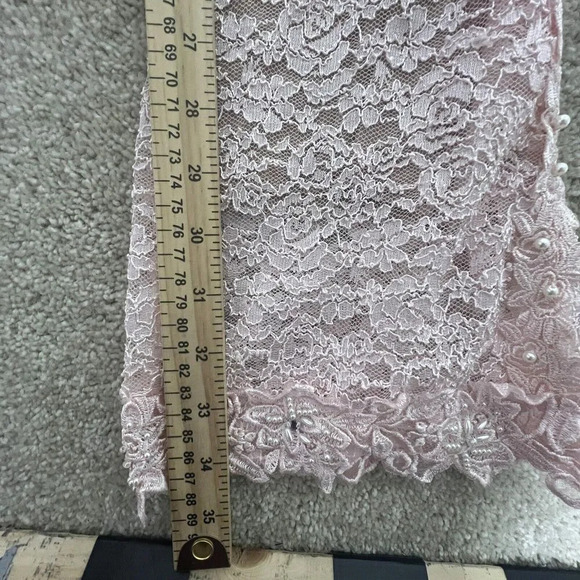 Boys‎ Lie Rose Reverie x Yung Reaper Bottom Pink Lace XS Pearl Flare Pant NEW - Picture 7 of 9